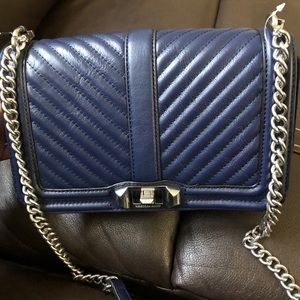 Rebecca Minkoff Chevron Quilted Love Crossbody